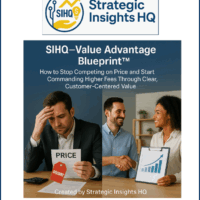SIHQ Value Advantage Blueprint™ business guide on how to stop competing on price and win with value