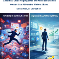 AI implementation strategy for SMBs guide showing disciplined AI adoption and clarity outcomes